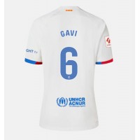 Camisa de time de futebol Barcelona Paez Gavi #6 Replicas 2º Equipamento Feminina 2023-24 Manga Curta
